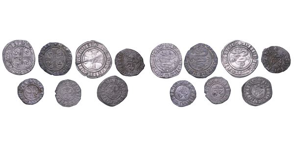 MILANO. Lotto di sette monete.