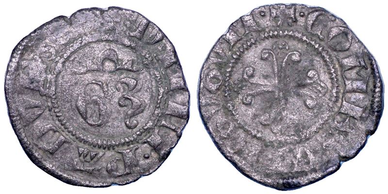 MILANO. GIAN GALEAZZO VISCONTI Secondo periodo, Duca di Milano, 1395-1402. Denaro (con PADVE).  - Asta Numismatica - Cambi Casa d'Aste
