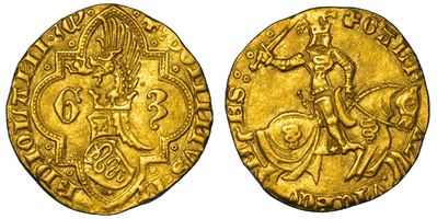 GIAN GALEAZZO VISCONTI, Fiorino o ducato, 1378-1395