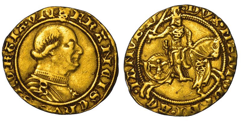 MILANO. FRANCESCO I SFORZA, 1450-1466. Ducato (con i titoli di Duca di Milano e Signore di Genova).  - Auction Numismatics - Cambi Casa d'Aste