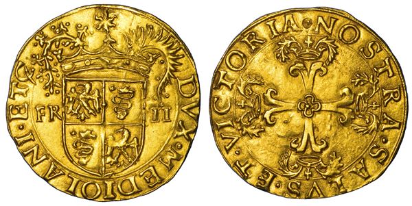 MILANO. FRANCESCO II SFORZA, 1521-1535. Scudo d’oro del sole.