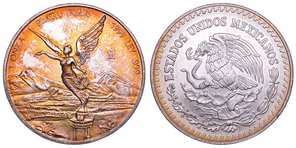 MESSICO. REPUBLICA. Onza 1999.