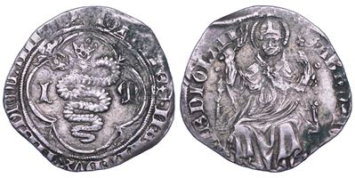 Giovanni Maria Visconti, Grosso o pegione di Milano (1402-1412)
