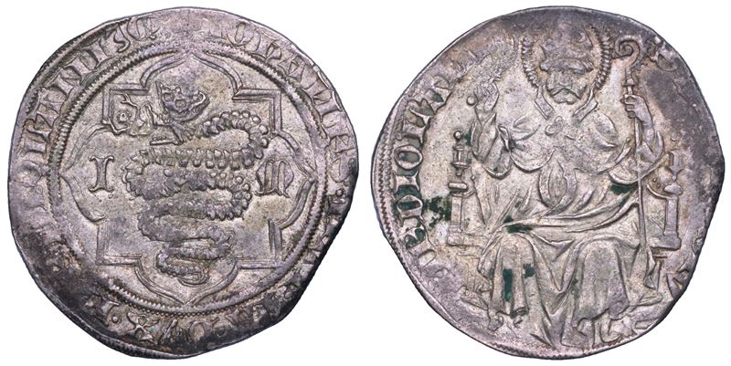 MILANO. GIOVANNI MARIA VISCONTI, 1402-1412. Grosso.  - Asta Numismatica - Cambi Casa d'Aste