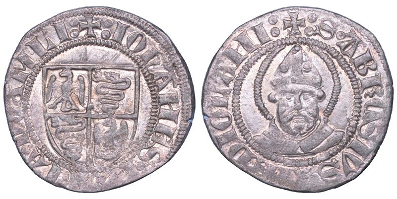 MILANO. GIOVANNI MARIA VISCONTI, 1402-1412. Soldo.  - Auction Numismatics - Cambi Casa d'Aste