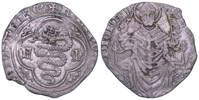 Filippo Maria Visconti, Grosso da 2 soldi, Milano, 1412-1447
