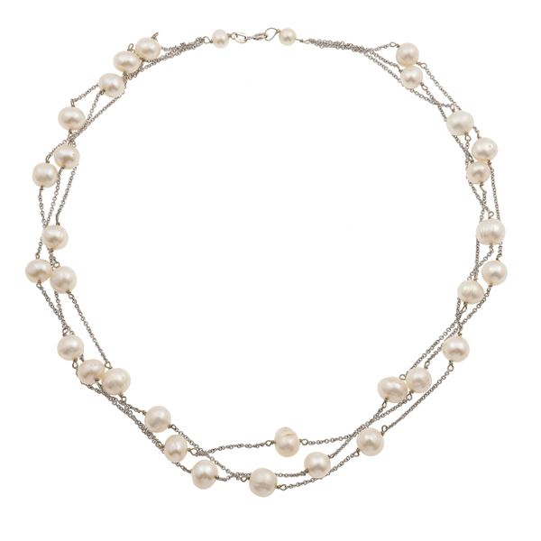 Collana con perle di acqua dolce