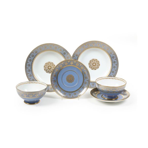 Coppia di piatti e ciotole con piattino Sèvres, 1868 circa 