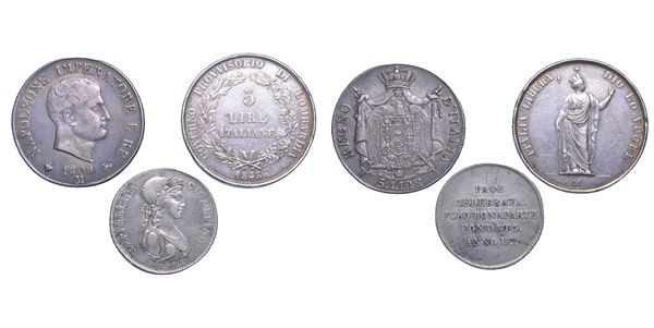MILANO. Lotto di tre monete.