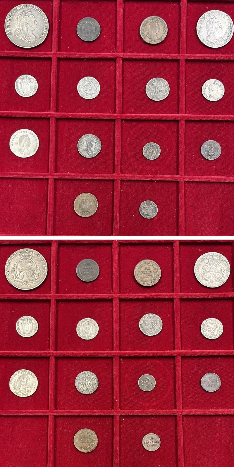 MILANO. MARIA TERESA D'ASBURGO, 1740-1780. Lotto di quattordici monete.  - Auction Numismatics - Cambi Casa d'Aste