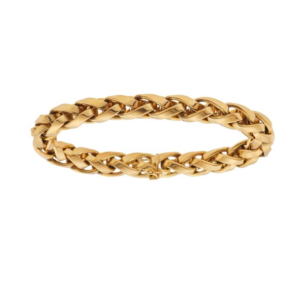 Weingrill. Bracciale a maglia intrecciata