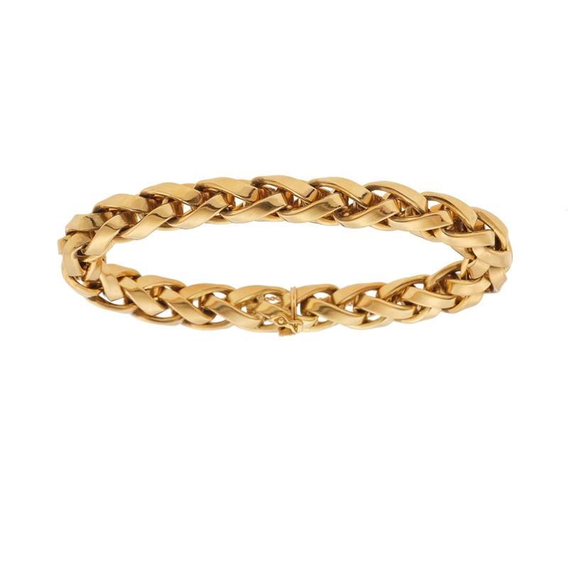 Gold bracelet. Signed Weingrill  - Auction Fine Jewellery - Cambi Casa d'Aste