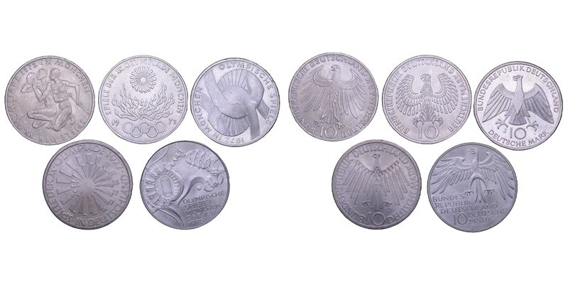 GERMANIA. Lotto di cinque monete.  - Asta Numismatica Light - Cambi Casa d'Aste