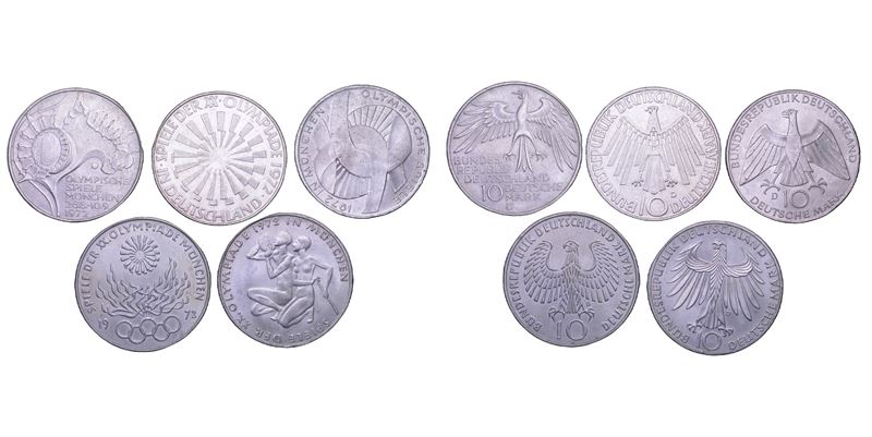 GERMANIA. Lotto di cinque monete.  - Asta Numismatica Light - Cambi Casa d'Aste