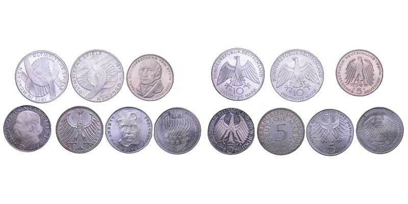 GERMANIA. Lotto di sette monete.  - Asta Numismatica Light - Cambi Casa d'Aste