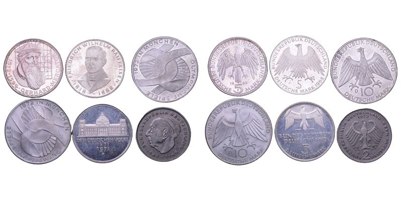 GERMANIA. Lotto di sei monete.  - Auction Light Numismatics - Cambi Casa d'Aste