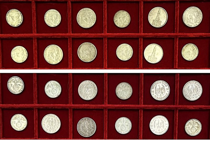 GERMANIA, TERZO REICH. Lotto di dodici monete.  - Auction Light Numismatics - Cambi Casa d'Aste