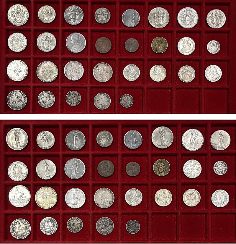 STATO PONTIFICIO E CITTÀ DEL VATICANO. Lotto di 29 monete.  - Asta Numismatica Light - Cambi Casa d'Aste