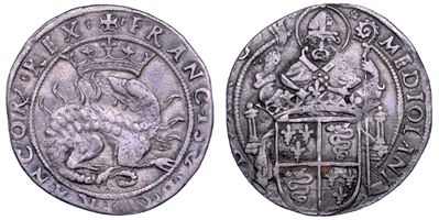 Francesco I d'Angoulême, Grosso da 6 Soldi, 1515-1521