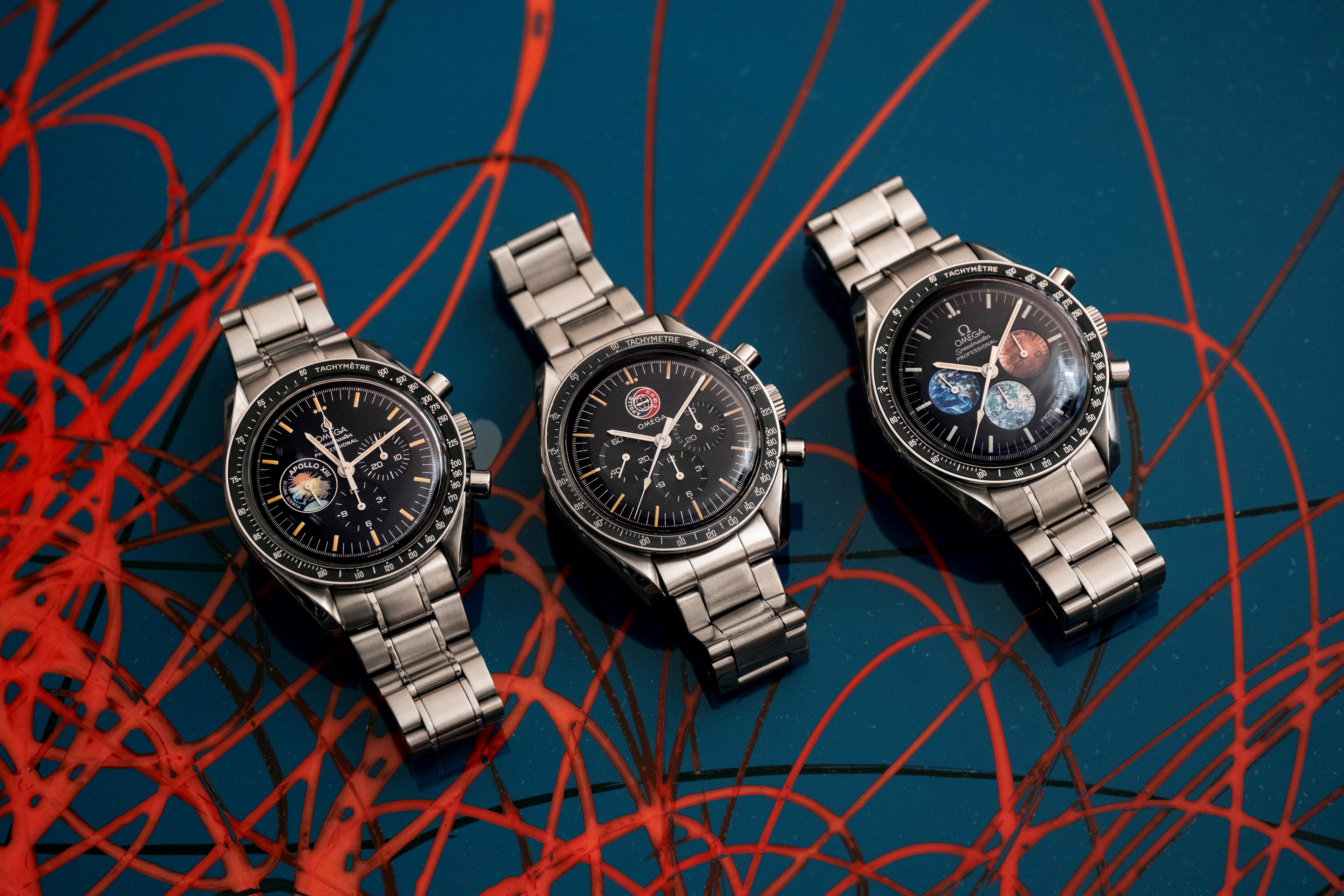 Omega - Speedmaster “Apollo Soyuz” ref. ST 145.0022, acciaio, quadrante nero con emblema (95/500 ...