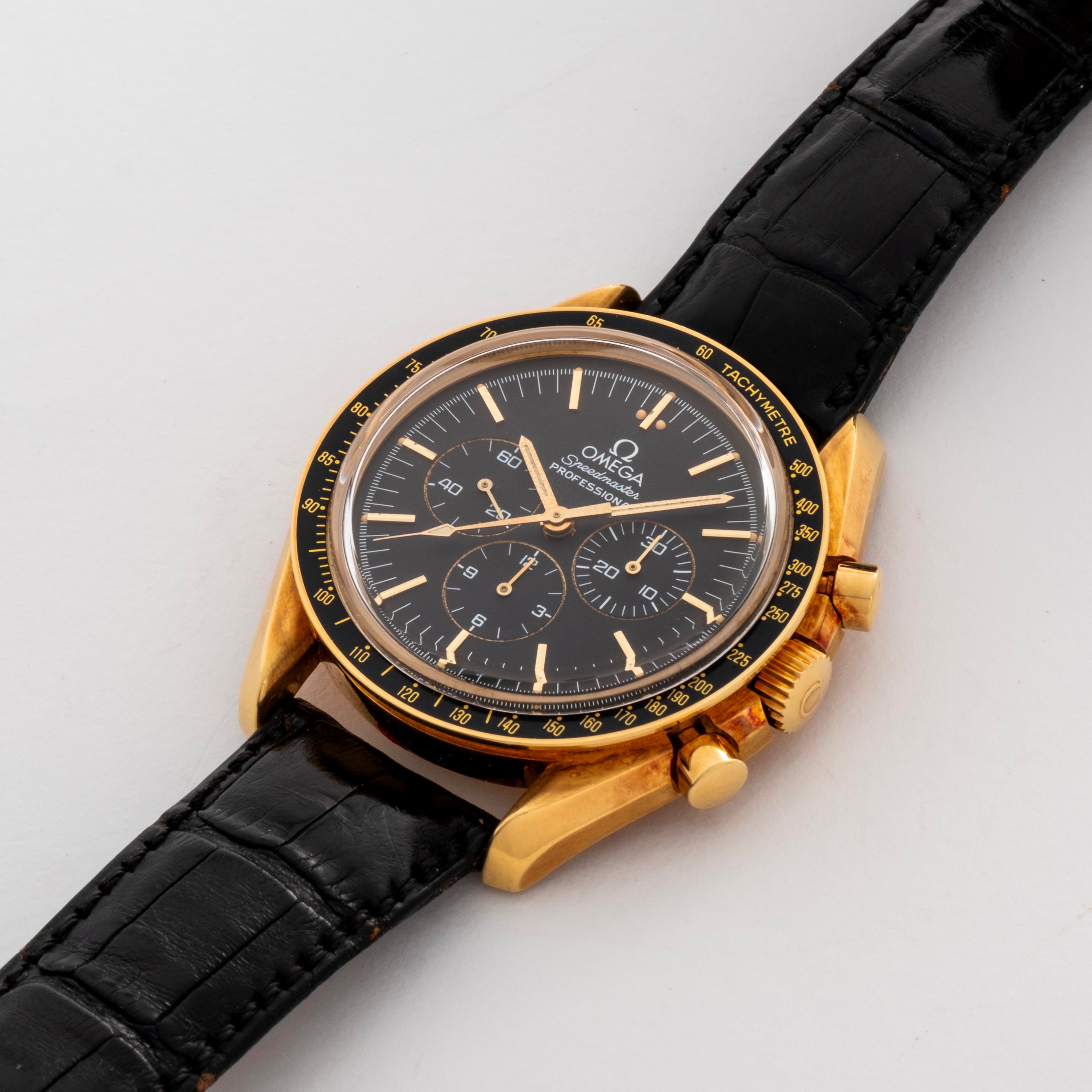 Omega - Speedmaster Professional “Jubilee” ref. 1450052 in oro giallo 18k