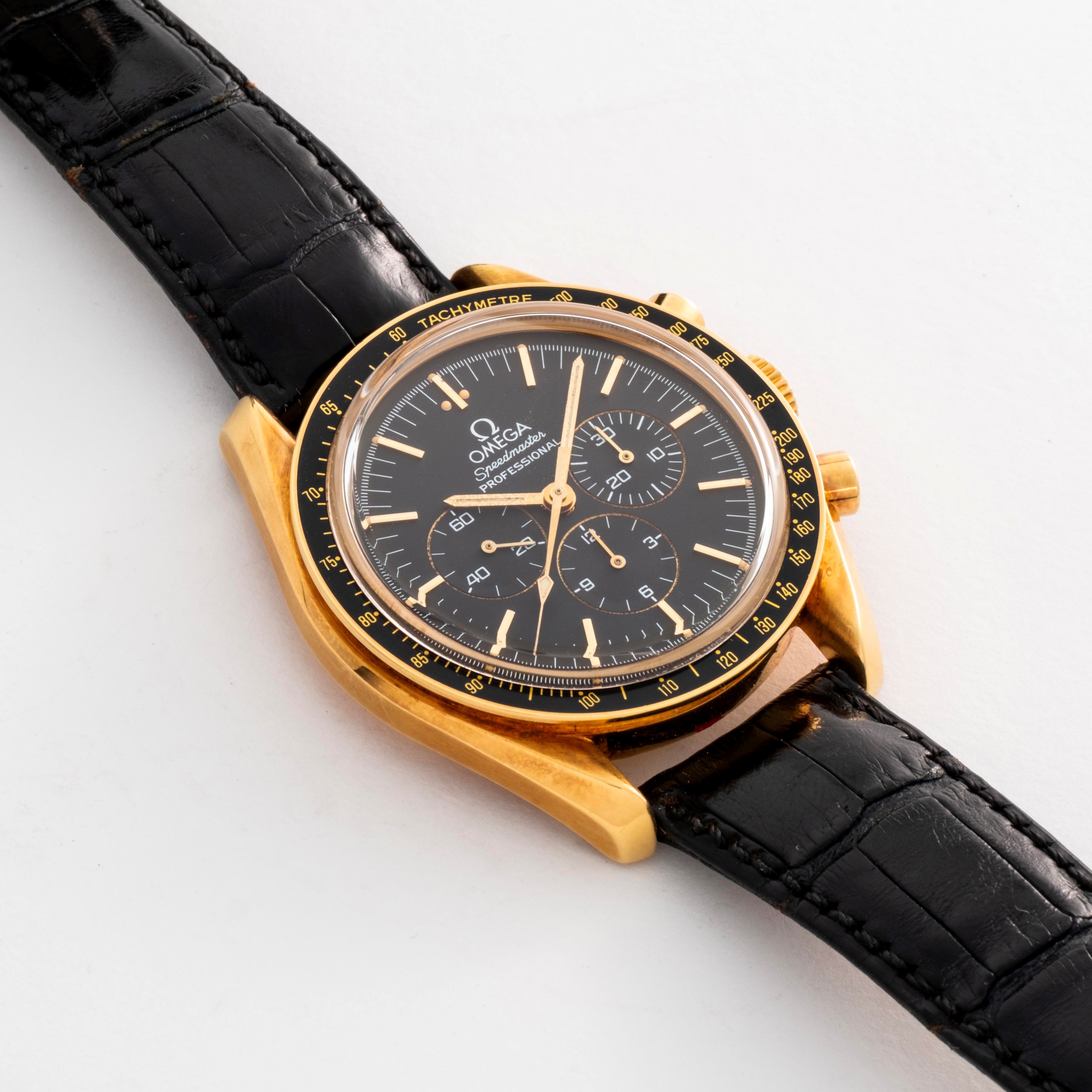 Omega - Speedmaster Professional “Jubilee” ref. 1450052 in oro giallo 18k