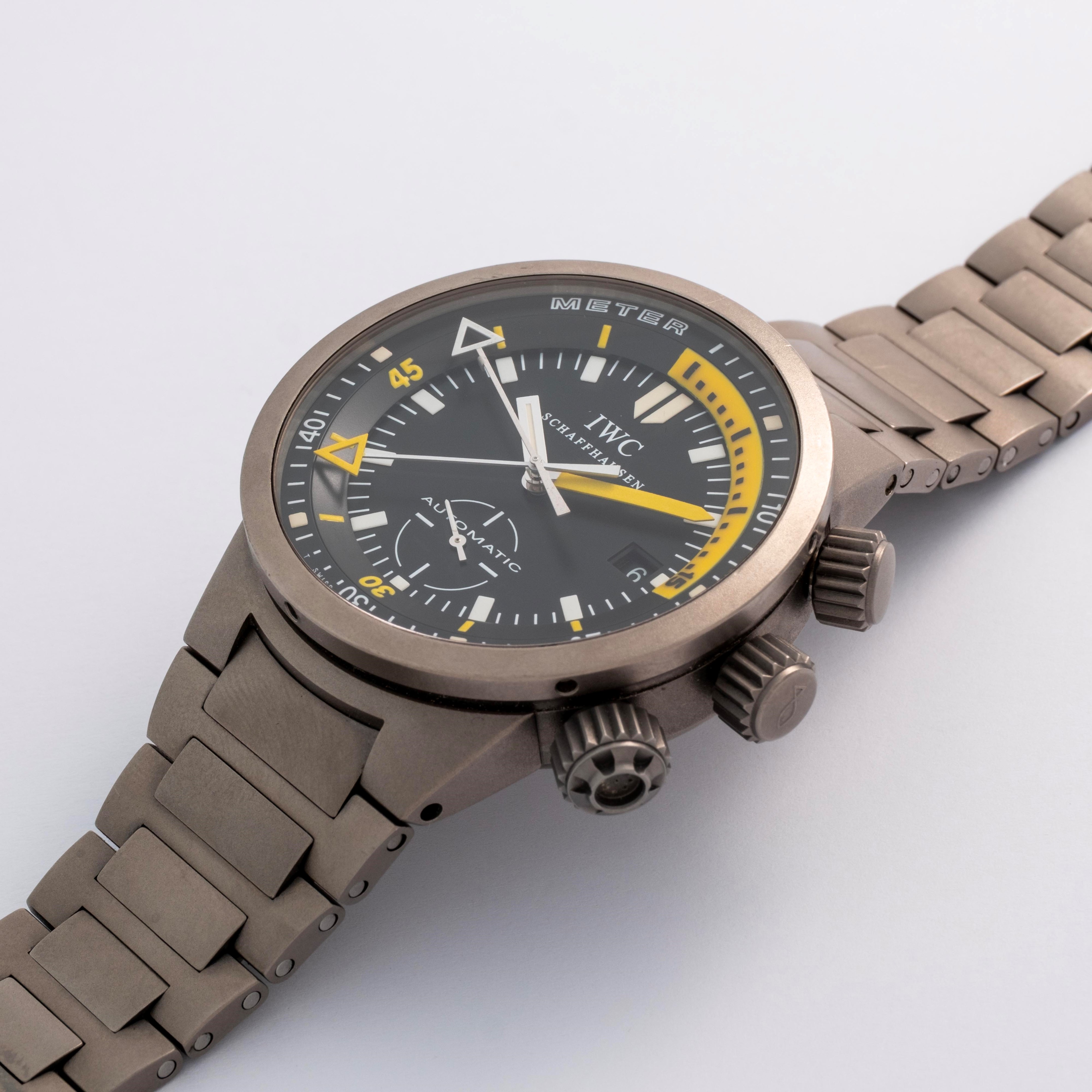 Iwc - GST Deep One ref. 3527 in titanio con profondimetro