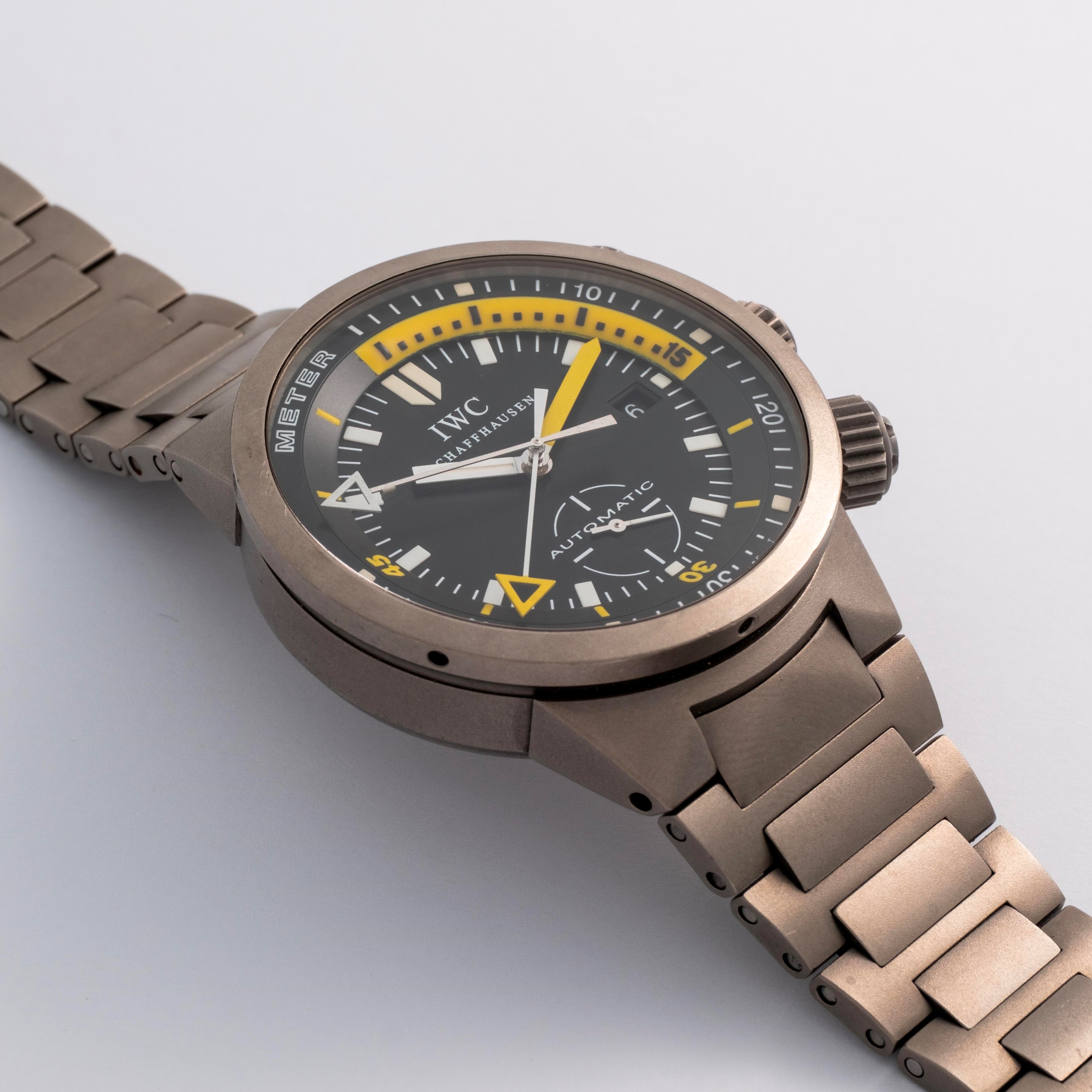 Iwc - GST Deep One ref. 3527 in titanio con profondimetro