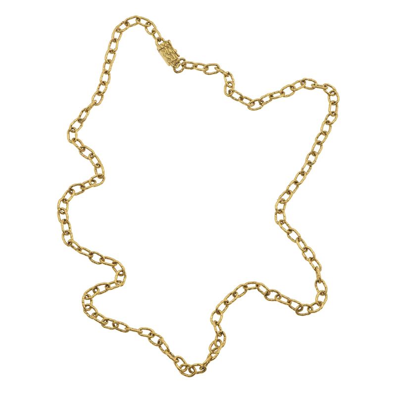 Gold chain. Signed Sforza  - Auction Fine Jewellery - Cambi Casa d'Aste
