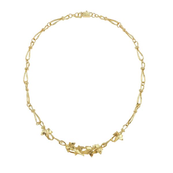 Gold necklace. Signed Sforza