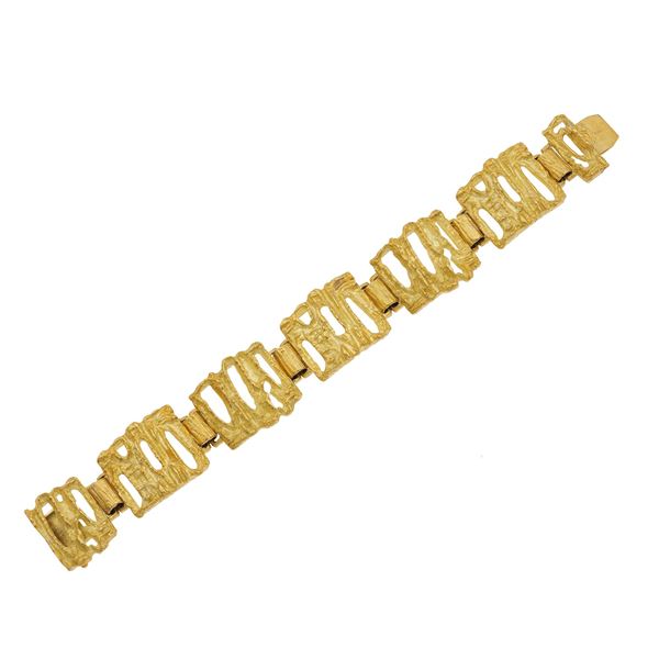 Gold bracelet. Signed Sforza