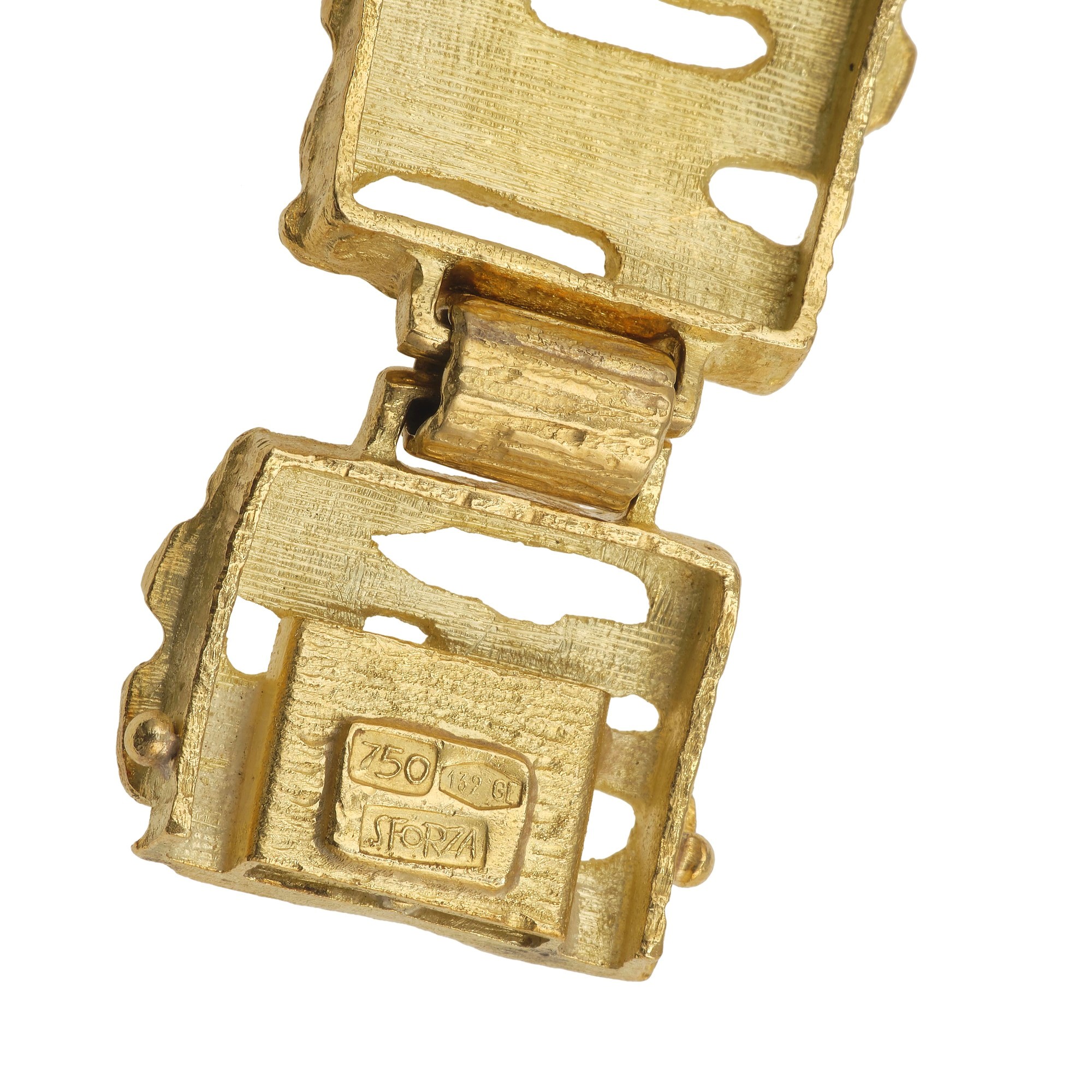 Sforza. Bracciale a Maglie Rettangolari