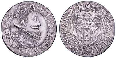 Sigismondo III Vasa, 1/4 Thaler 1611, Danzig