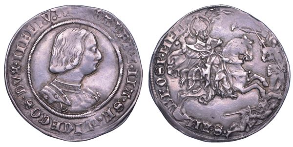 MILANO. GALEAZZO MARIA SFORZA, 1466-1476. Grosso da 8 Soldi.