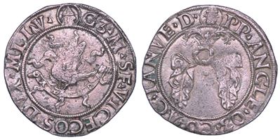 Galeazzo Maria Sforza, Grosso da 4 soldi, 1466-1476