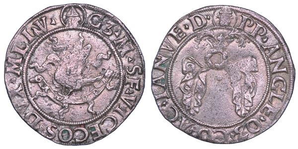 MILANO. GALEAZZO MARIA SFORZA, 1466-1476. Grosso da 4 soldi.