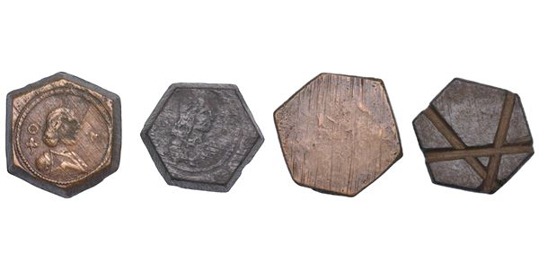 MILANO. Lotto di due pesi monetali.