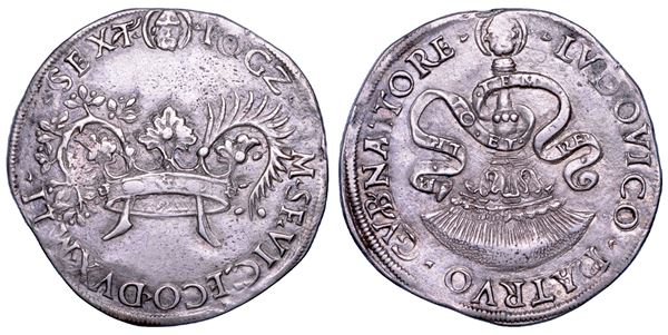 MILANO. GIAN GALEAZZO MARIA SFORZA - REGGENZA DI LUDOVICO MARIA SFORZA, 1480-1494. Grosso da 5 soldi.