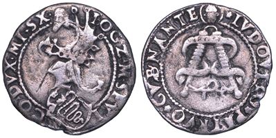 Gian Galeazzo Maria Sforza, Reggenza di Ludovico Maria Sforza, Grosso da 3 Soldi, 1480-1494