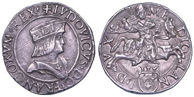 Ludovico XII d'Orléans, Testone, 1500-1512