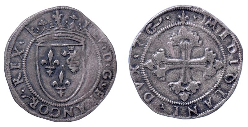 MILANO. LUDOVICO XII D'ORLEANS, 1500-1512. Grosso regale da 5 soldi.  - Asta Numismatica - Cambi Casa d'Aste