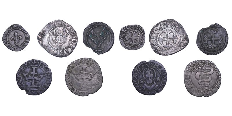 MILANO. Lotto di cinque monete.  - Asta Numismatica - Cambi Casa d'Aste