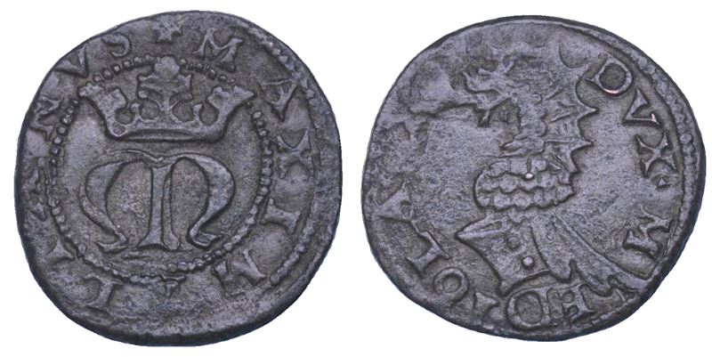 MILANO. MASSIMILIANO MARIA SFORZA, 1512-1515. Trillina.  - Auction Numismatics - Cambi Casa d'Aste