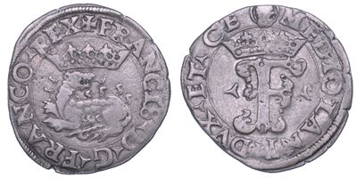 Francesco I d'Angoulême, Grosso da soldi 3, 1515-1521