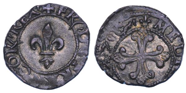 MILANO. FRANCESCO I D'ANGOULEME, 1515-1521. Denaro.