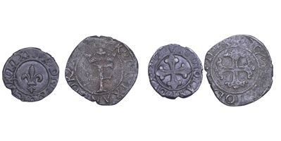Francesco I d'Angoulême, Lotto di due monete: Trillina e Denaro (1515-1521)