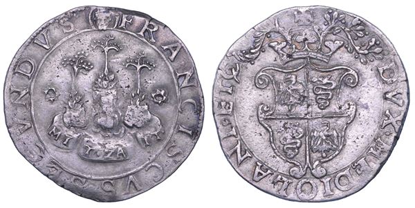 MILANO. FRANCESCO II SFORZA. 1521-1535. Grosso da soldi 10, detto semprevivo.