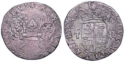 Francesco II Sforza, Grosso da 5 Soldi, 1521-1535
