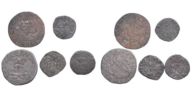 MILANO. Lotto di cinque monete.  - Asta Numismatica - Cambi Casa d'Aste