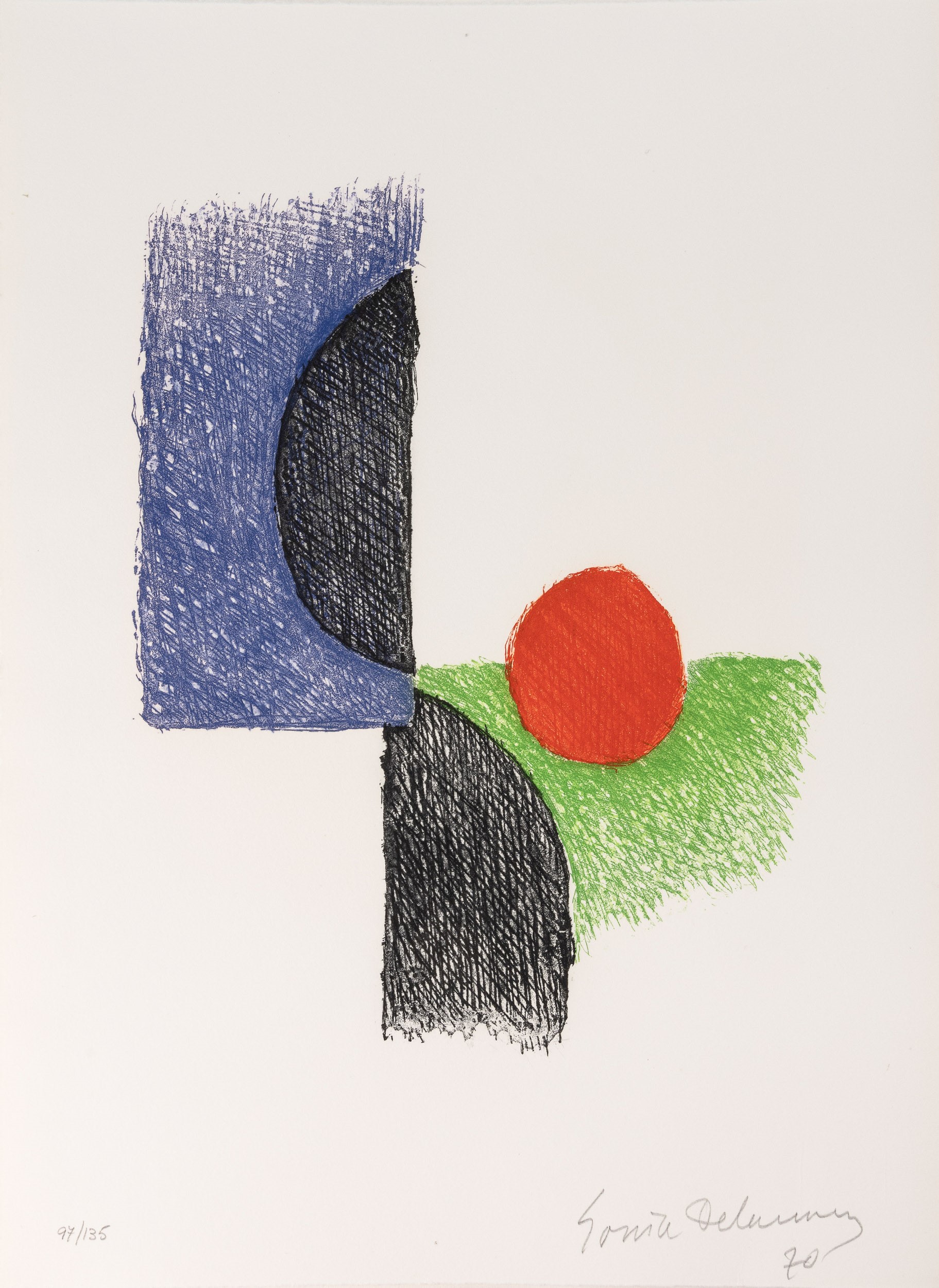 Sonia Delaunay - Salvatore Quasimodo - La terra impareggiabile (libro d’artista con due acquafort...